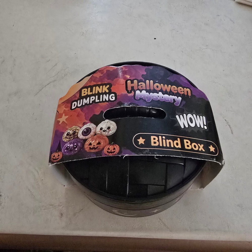 Blink Dumpling Halloween Mystery Blind Box Spooky Squishy Collectible Toy A8